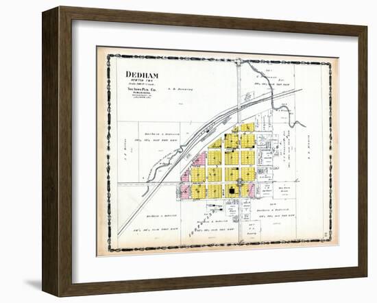 1906, Dedham, Iowa, United States-null-Framed Giclee Print