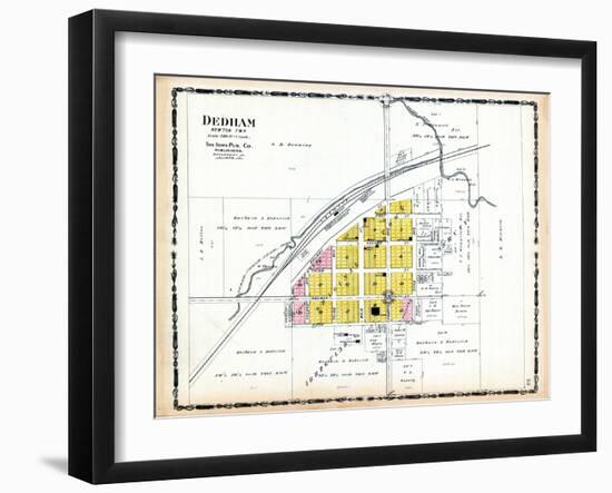 1906, Dedham, Iowa, United States-null-Framed Giclee Print