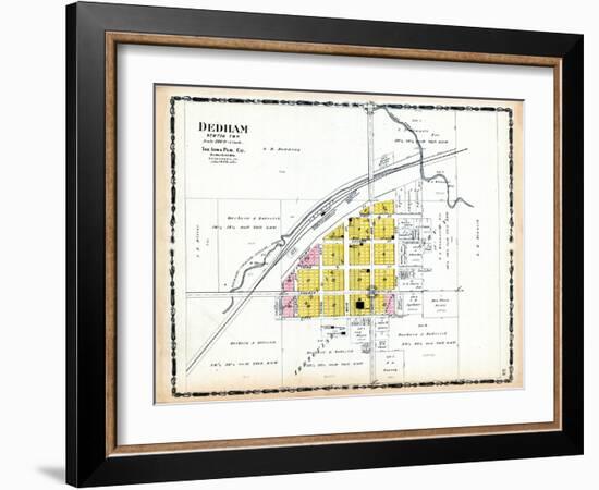 1906, Dedham, Iowa, United States-null-Framed Giclee Print