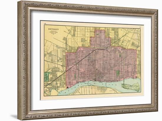 1906, Detroit, Michigan, United States-null-Framed Giclee Print