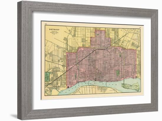 1906, Detroit, Michigan, United States-null-Framed Giclee Print