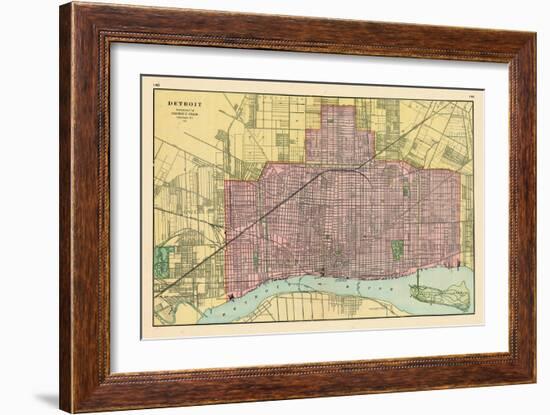 1906, Detroit, Michigan, United States-null-Framed Giclee Print