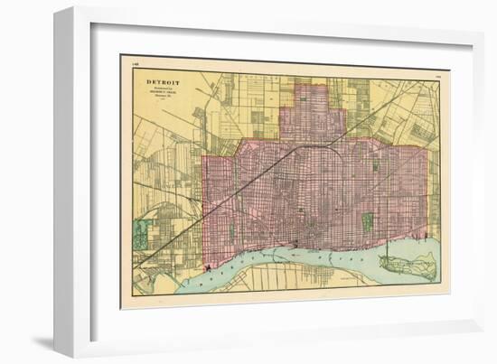 1906, Detroit, Michigan, United States-null-Framed Giclee Print