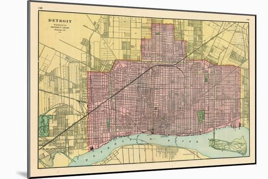 1906, Detroit, Michigan, United States-null-Mounted Giclee Print