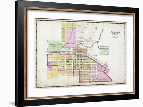 1906, Dyersville, Iowa, United States-null-Framed Giclee Print