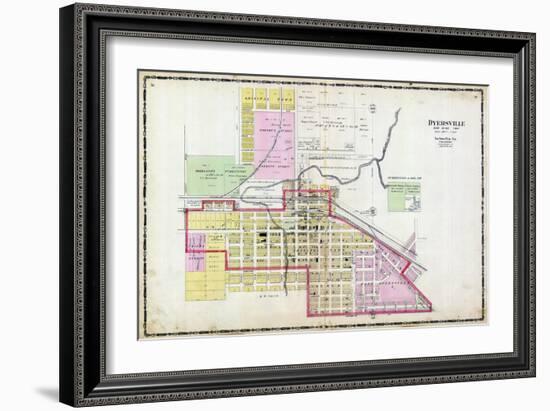 1906, Dyersville, Iowa, United States-null-Framed Giclee Print