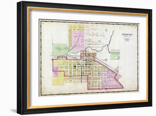 1906, Dyersville, Iowa, United States-null-Framed Giclee Print