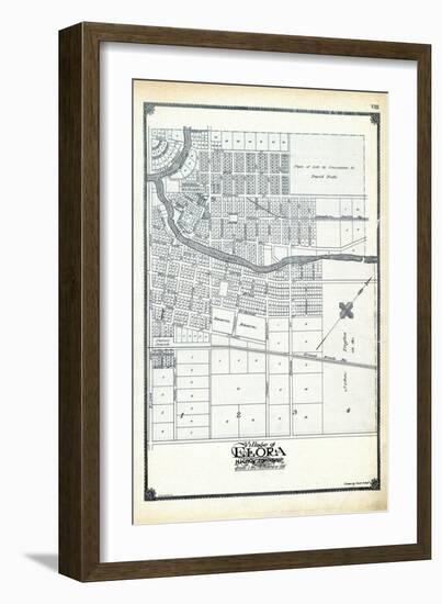 1906, Elora Village, Canada-null-Framed Giclee Print