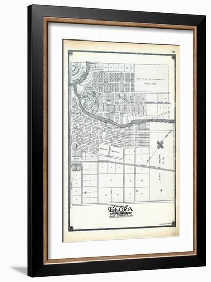 1906, Elora Village, Canada-null-Framed Giclee Print