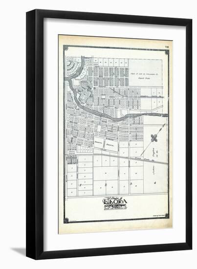 1906, Elora Village, Canada-null-Framed Giclee Print