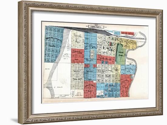 1906, Fargo - Part C, North Dakota, United States-null-Framed Giclee Print