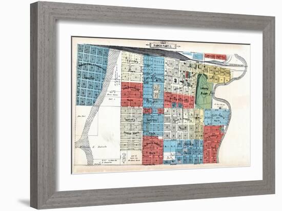 1906, Fargo - Part C, North Dakota, United States-null-Framed Giclee Print