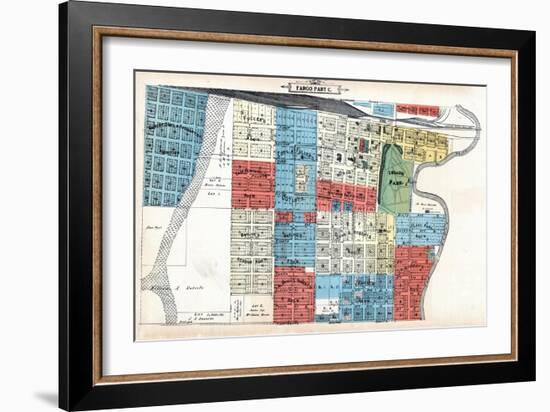 1906, Fargo - Part C, North Dakota, United States-null-Framed Giclee Print