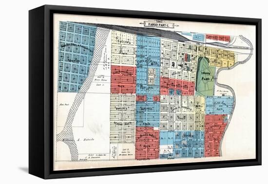 1906, Fargo - Part C, North Dakota, United States-null-Framed Premier Image Canvas