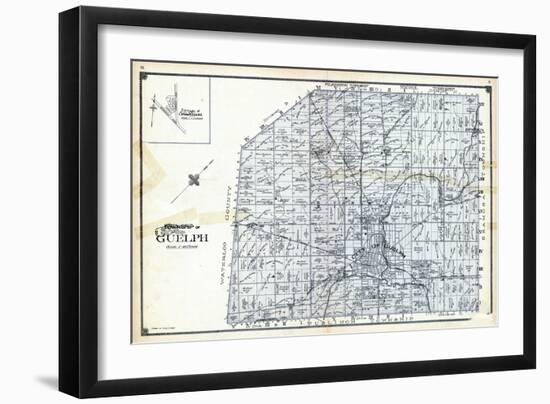 1906, Guelph Township, Hartfield Village, Canada-null-Framed Giclee Print