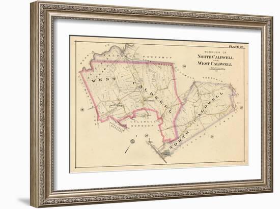 1906, North Caldwell and West Caldwell Borough, New Jersey, United States-null-Framed Giclee Print