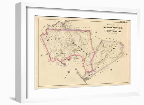 1906, North Caldwell and West Caldwell Borough, New Jersey, United States-null-Framed Giclee Print