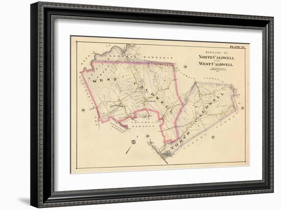 1906, North Caldwell and West Caldwell Borough, New Jersey, United States-null-Framed Giclee Print