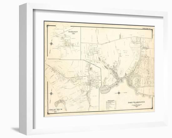 1906, Port Washington, Great Neck, Manhasset, New York, United States-null-Framed Giclee Print