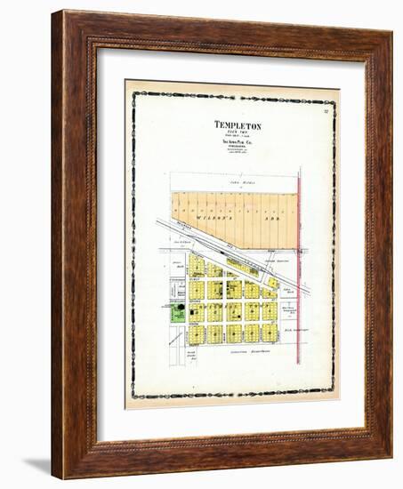 1906, Templeton, Iowa, United States-null-Framed Giclee Print