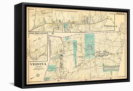 1906, Verona, Cedar Grove, New Jersey, United States-null-Framed Premier Image Canvas