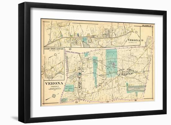 1906, Verona, Cedar Grove, New Jersey, United States-null-Framed Giclee Print
