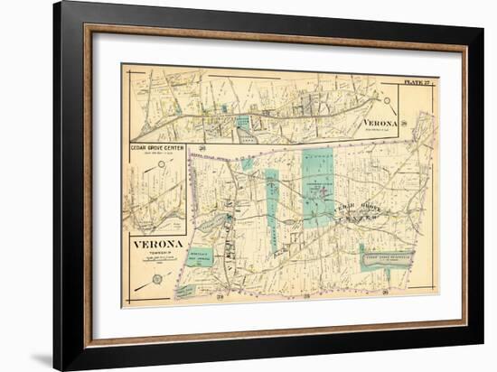 1906, Verona, Cedar Grove, New Jersey, United States-null-Framed Giclee Print