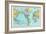 1906, World Map-null-Framed Giclee Print