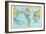 1906, World Map-null-Framed Giclee Print