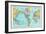 1906, World Map-null-Framed Giclee Print