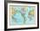 1906, World Map-null-Framed Giclee Print