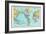 1906, World Map-null-Framed Giclee Print