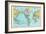 1906, World Map-null-Framed Giclee Print