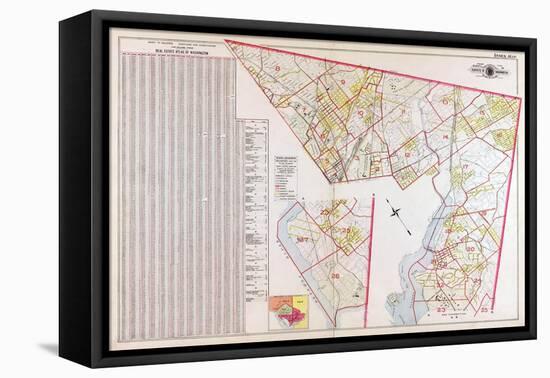1907, Index Page, District of Columbia, United States-null-Framed Premier Image Canvas