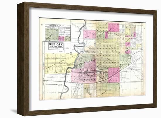 1907, Red Oak, Iowa, United States-null-Framed Giclee Print