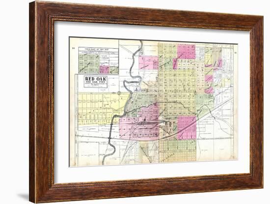 1907, Red Oak, Iowa, United States-null-Framed Giclee Print