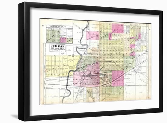 1907, Red Oak, Iowa, United States-null-Framed Giclee Print