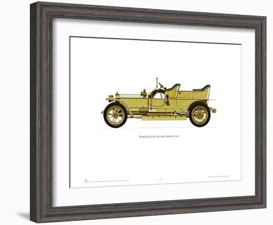 1907 Rolls-Royce Silver Ghost-null-Framed Art Print