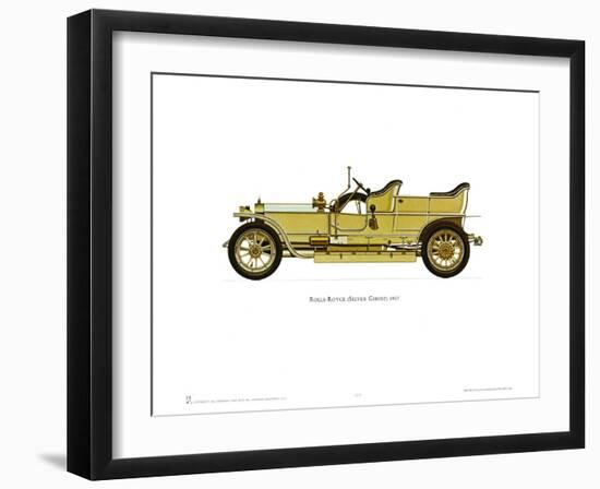 1907 Rolls-Royce Silver Ghost-null-Framed Art Print