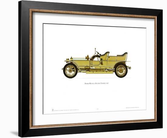 1907 Rolls-Royce Silver Ghost-null-Framed Art Print