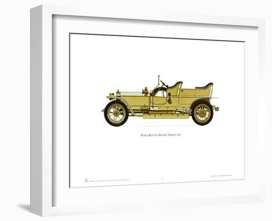 1907 Rolls-Royce Silver Ghost-null-Framed Art Print