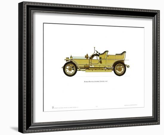 1907 Rolls-Royce Silver Ghost-null-Framed Art Print