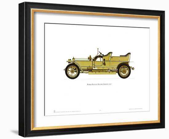 1907 Rolls-Royce Silver Ghost-null-Framed Art Print