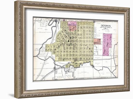 1908, Denison, Iowa, United States-null-Framed Giclee Print