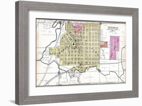 1908, Denison, Iowa, United States-null-Framed Giclee Print