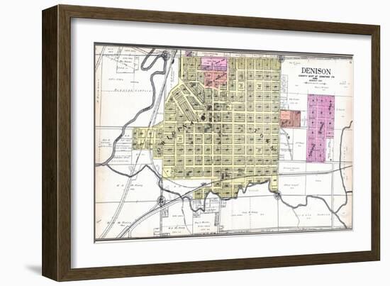 1908, Denison, Iowa, United States-null-Framed Giclee Print