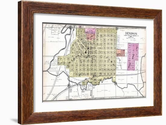 1908, Denison, Iowa, United States-null-Framed Giclee Print