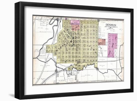 1908, Denison, Iowa, United States-null-Framed Giclee Print