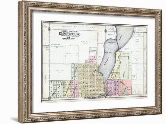 1908, Emmetsburg - North, Iowa, United States-null-Framed Giclee Print