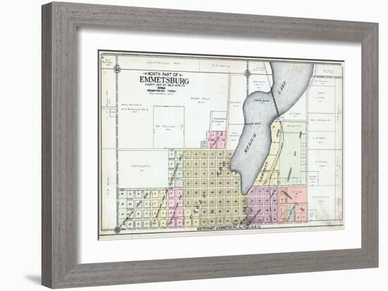 1908, Emmetsburg - North, Iowa, United States-null-Framed Giclee Print